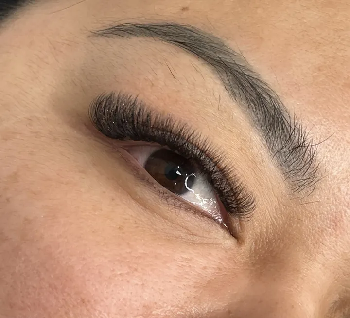 Eyelash extensions by Beautique Bar: fluffy volume