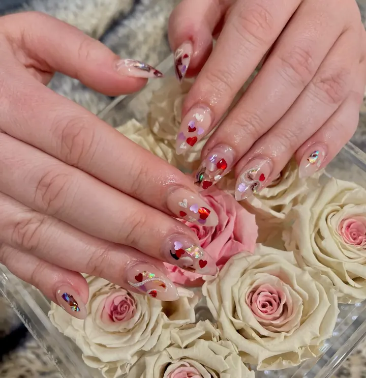 Nails by Beautique Bar: petal art